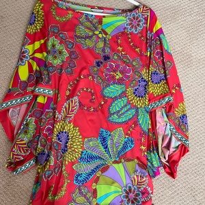Trina Turk top/beach cover up